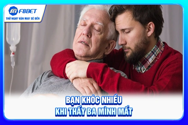 Bạn khóc nhiều khi thấy ba mình mất