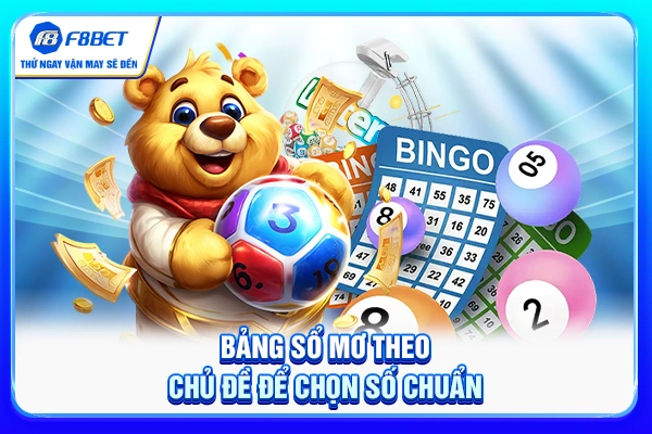 Bảng sổ mơ theo chủ đề để chọn số chuẩn