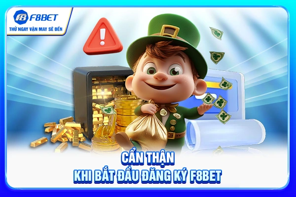 Cẩn thận khi bắt đầu đăng ký F8BET