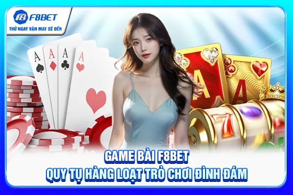 Game bài F8BET quy tụ hàng loạt trò chơi đình đám